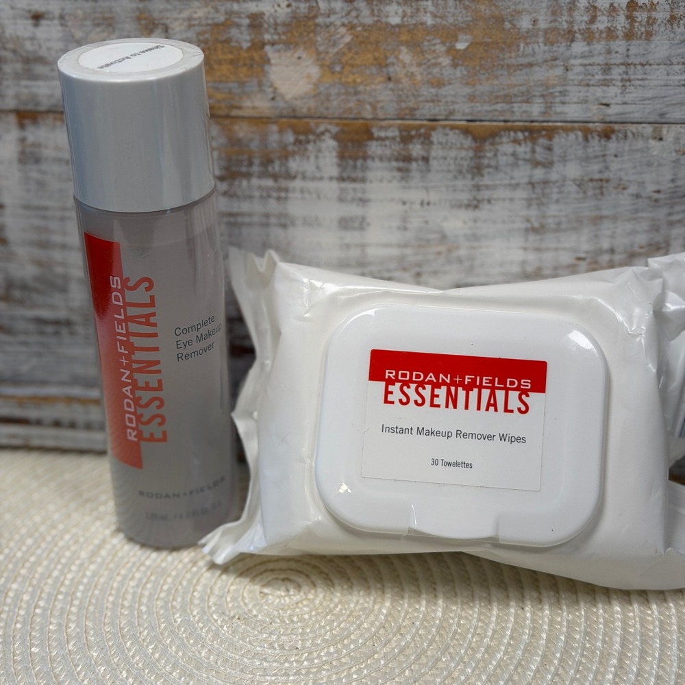 Rodan +‎ Fields Essentials Eye Makeup Remover 120mL & 30ct Instant Remover Wipes